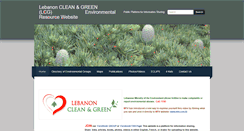 Desktop Screenshot of lebanonclean.org