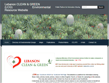 Tablet Screenshot of lebanonclean.org